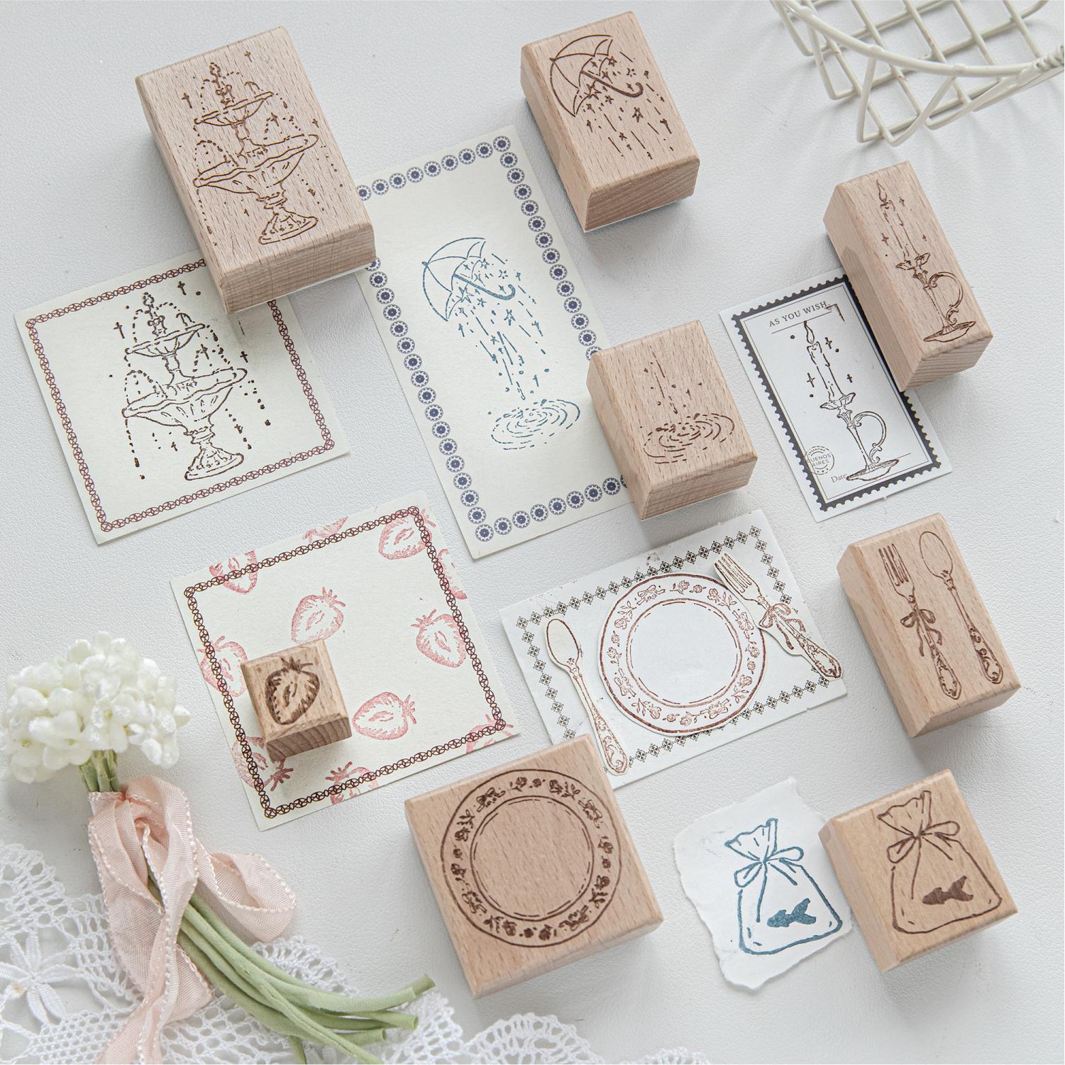 Candle Making Los Angeles - Timbro in legno con design a