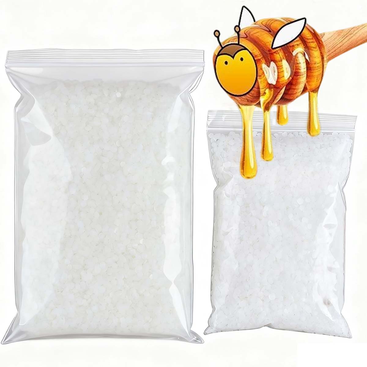 Candle Making Los Angeles - 200g-1000g Cera D'api Bianca Pura Naturale