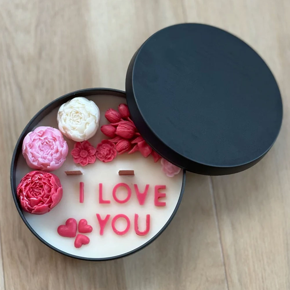 Candle Making Austin - 2 pezzi Austin Cuore Stampo per