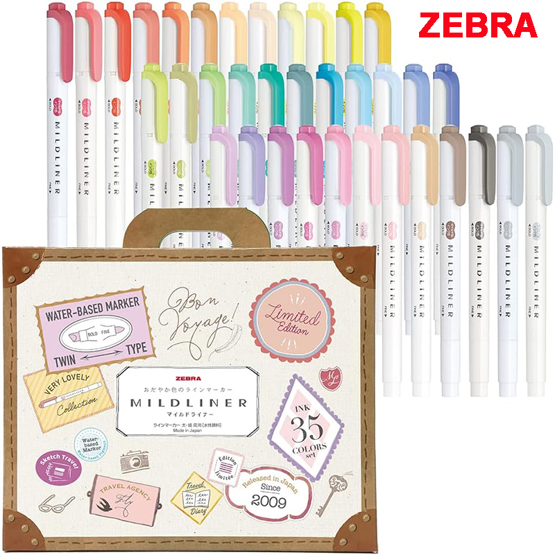 Zebra 25/35 colori Mildliner e - Zebra Pen Mildliner recensione e prezzo