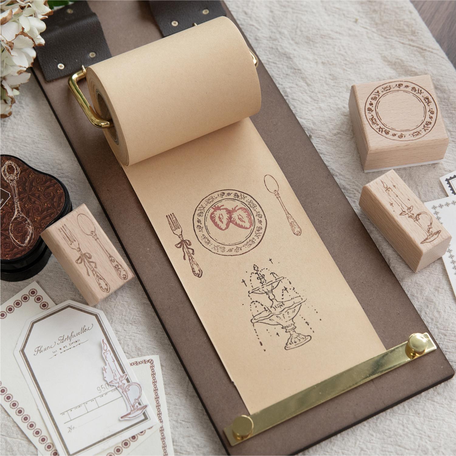Timbro in legno con design a c - Candle Making Los Angeles recensione e prezzo